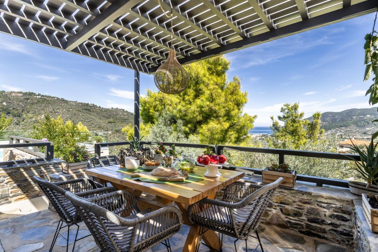 Villa Politimi Luxury Retreat Скопелос Экстерьер фото